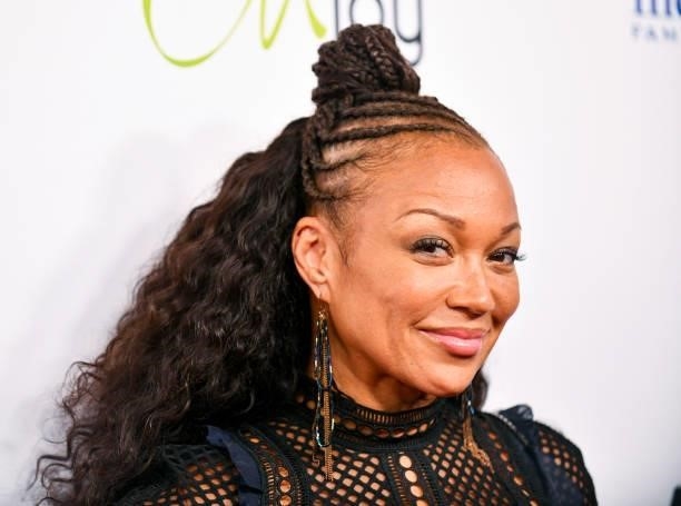 Chante Moore attends the Harold and Carole Pump Foundation Gala at The Beverly Hilton on August 20, 2021 in Beverly Hills, California.