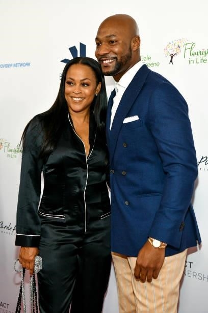 Shaunie O'Neal and Pastor Keion Henderson attend the Harold and Carole Pump Foundation Gala at The Beverly Hilton on August 20, 2021 in Beverly...