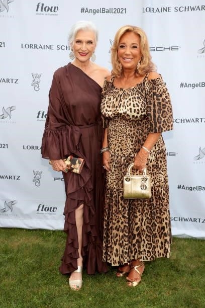 Maye Musk and Denise Rich attend the Angel Ball Summer Gala Honoring Simone I. Smith & Maye Musk hosted by Gabrielle's Angel Foundation on August 20,...