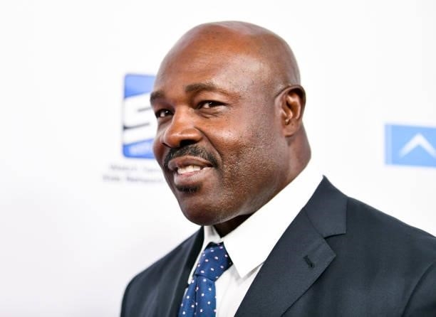 Christian Okoye attends the Harold and Carole Pump Foundation Gala at The Beverly Hilton on August 20, 2021 in Beverly Hills, California.