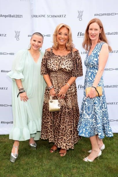Danielle Merollo, Denise Rich, and Melyora de Koning attend the Angel Ball Summer Gala Honoring Simone I. Smith & Maye Musk hosted by Gabrielle's...