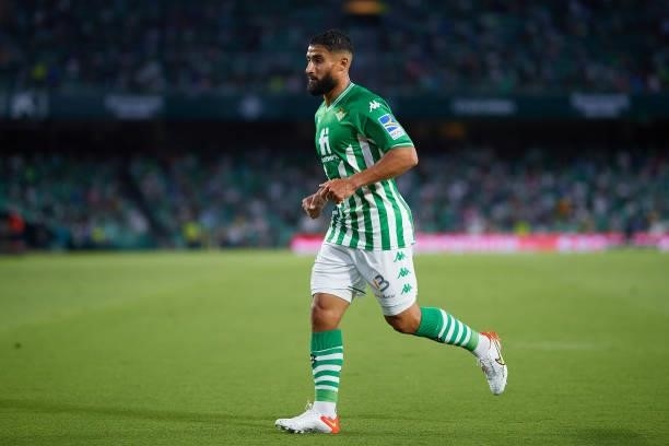 Nabil Fekir of Real Betis looks on during the La Liga Santader match between Real Betis and Cadiz CF on Friday 20 August in Seville, Spain