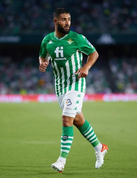 Nabil Fekir of Real Betis looks on during the La Liga Santader match between Real Betis and Cadiz CF on Friday 20 August in Seville, Spain