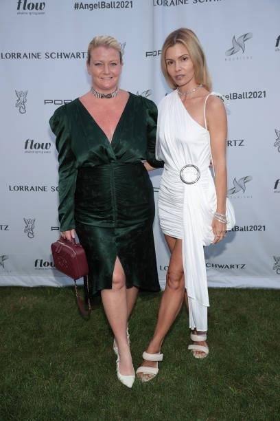 Lisa Benson and Elizabeth Sulcer attend the Angel Ball Summer Gala Honoring Simone I. Smith & Maye Musk hosted by Gabrielle's Angel Foundation on...