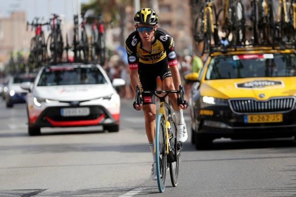 Koen Bouwman of Netherlands and Team Jumbo - Visma competes during the 76th Tour of Spain 2021, Stage 8 a 173,7 km stage from Santa Pola to La Manga...