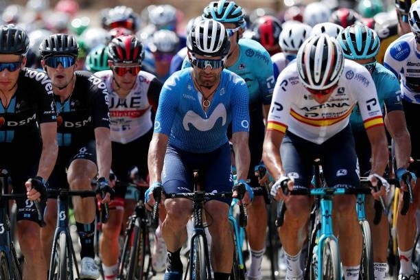 Jose Joaquin Rojas Gil of Spain and Movistar Team competes during the 76th Tour of Spain 2021, Stage 8 a 173,7 km stage from Santa Pola to La Manga...