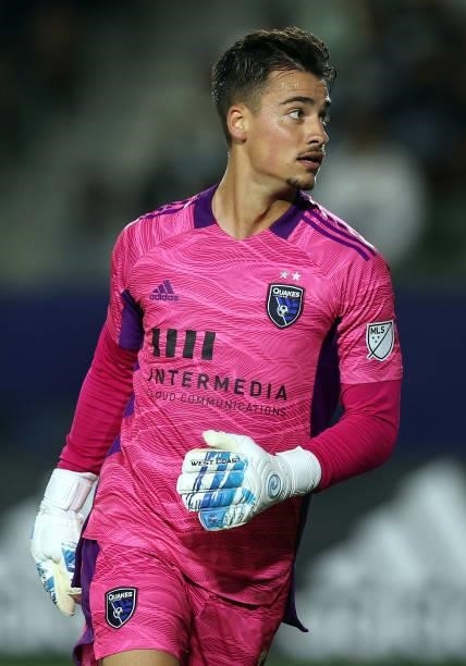 Marcinkowski of San Jose Earthquakes at Dignity Health Sports Park on August 20, 2021 in Carson, California.