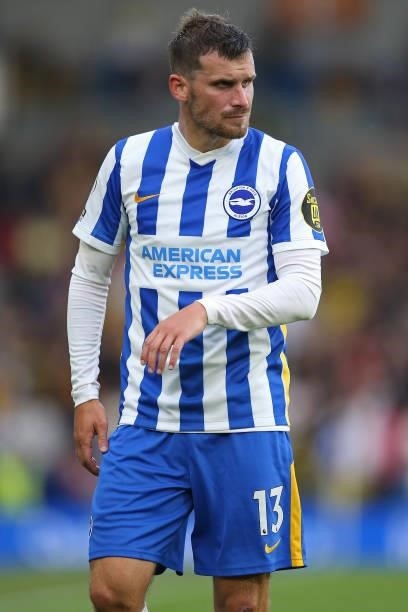 Pascal Gross of Brighton & Hove Albion during the Premier League match between Brighton & Hove Albion and Watford at American Express Community...
