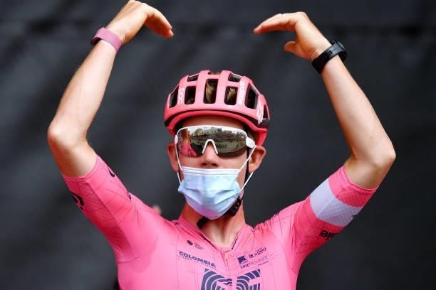 Lawson Craddock of United States and Team EF Education - Nippo during the team presentation prior to the 76th Tour of Spain 2021, Stage 9 a 188 km...