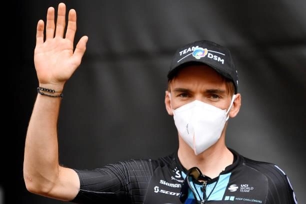 Romain Bardet of France and Team DSM during the team presentation prior to the 76th Tour of Spain 2021, Stage 9 a 188 km stage from Puerto Lumbreras...