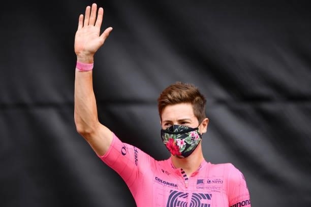 Jens Keukeleire of Belgium and Team EF Education - Nippo during the team presentation prior to the 76th Tour of Spain 2021, Stage 9 a 188 km stage...