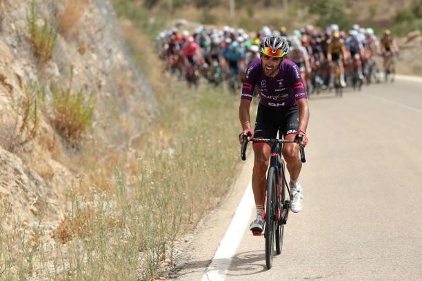 Daniel Navarro Garcia of Spain and Team Burgos - BH competes during the 76th Tour of Spain 2021, Stage 9 a 188 km stage from Puerto Lumbreras to Alto...