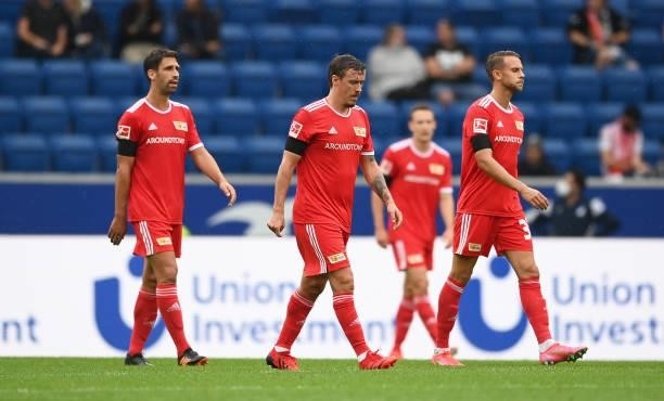 Max Kruse of 1.FC Union Berlin looks dejected after the TSG 1899 Hoffenheim second goal scored by Jacob Bruun Larsen during the Bundesliga match...