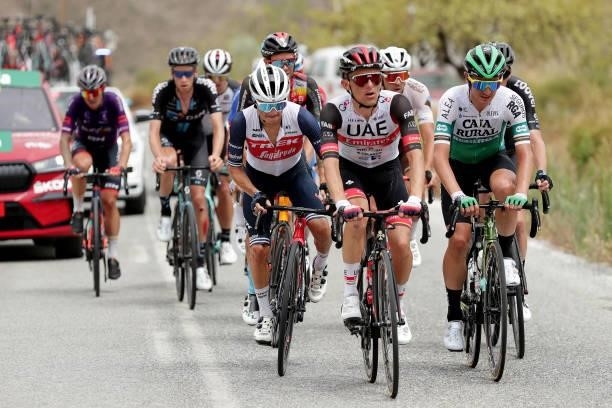 Kenny Elissonde of France and Team Trek - Segafredo competes during the 76th Tour of Spain 2021, Stage 9 a 188 km stage from Puerto Lumbreras to Alto...