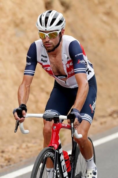 Antonio Nibali of Italy and Team Trek - Segafredo competes during the 76th Tour of Spain 2021, Stage 9 a 188 km stage from Puerto Lumbreras to Alto...