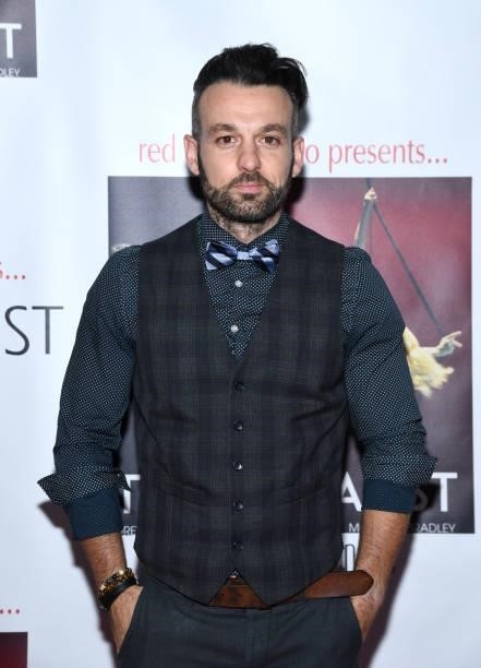 Actor Dan Stagliano attends the Los Angeles premiere of the film "The Aerialist