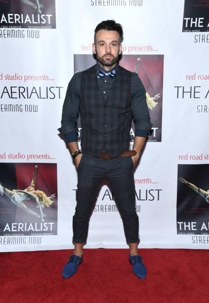 Actor Dan Stagliano attends the Los Angeles premiere of the film "The Aerialist