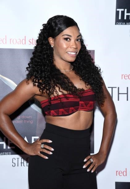 Actress Paige Annette attends the Los Angeles premiere of the film "The Aerialist