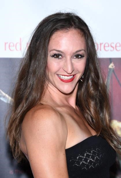 Actress Shannon Beach attends the Los Angeles premiere of the film "The Aerialist