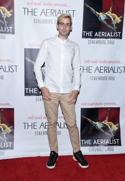 Brendan Petrizzo attends the Los Angeles premiere of the film "The Aerialist
