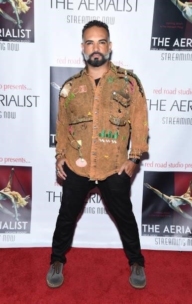 Leo Moctezuma attends the Los Angeles premiere of the film "The Aerialist