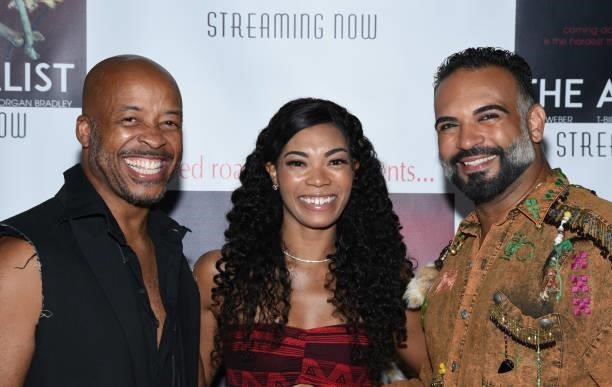 Chris Payne Dupri, Paige Annette and Leo Moctezuma attend the Los Angeles premiere of the film "The Aerialist