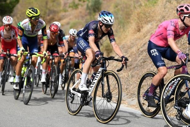 Floris De Tier of Belgium and Team Alpecin-Fenix in the Breakaway during the 76th Tour of Spain 2021, Stage 10 a 189km stage from Roquetas de Mar to...