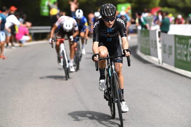 Michael Storer of Australia and Team DSM attacks in the final climb Puerto de Almáchar during the 76th Tour of Spain 2021, Stage 10 a 189km stage...