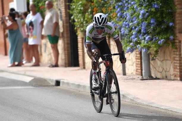 Egan Arley Bernal Gomez of Colombia and Team INEOS Grenadiers White Best Young Rider Jersey during the 76th Tour of Spain 2021, Stage 10 a 189km...