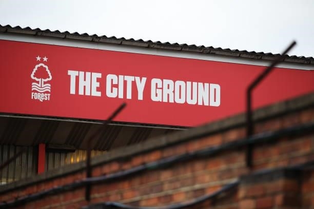 General view outside the stadium prior to the Carabao Cup Second Round match between Nottingham Forest and Wolverhampton Wanderers at City Ground on...