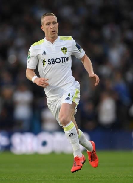 Leeds player Adam Forshaw in action during the Carabao Cup Second Round match between Leeds United and Crewe Alexandra at Elland Road on August 24,...