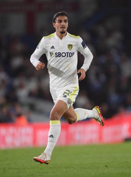 Leeds player Pascal Struijk in action during the Carabao Cup Second Round match between Leeds United and Crewe Alexandra at Elland Road on August 24,...