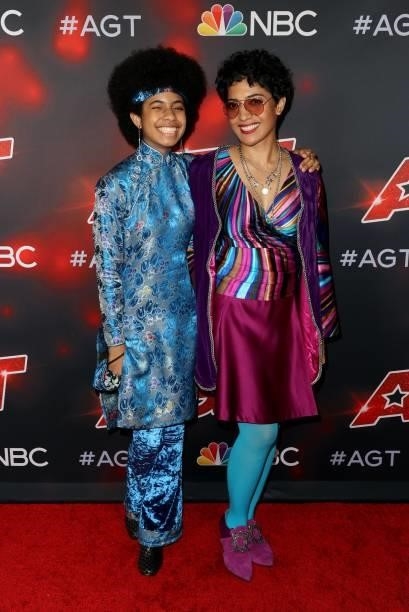Members of The Curtis Family C-Notes attend "America's Got Talent