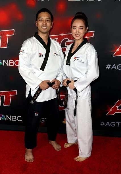 Members of the World Taekwondo Demonstration Team attend "America's Got Talent