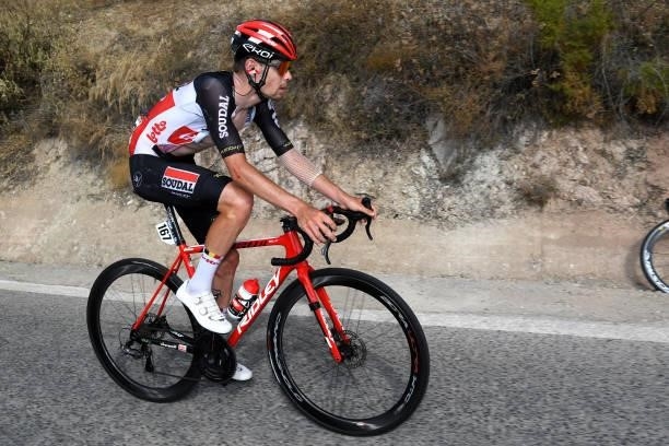 Harm Vanhoucke of Belgium and Team Lotto Soudalduring the 76th Tour of Spain 2021, Stage 11 a 133,6km stage from Antequera to Valdepeñas de Jaén...