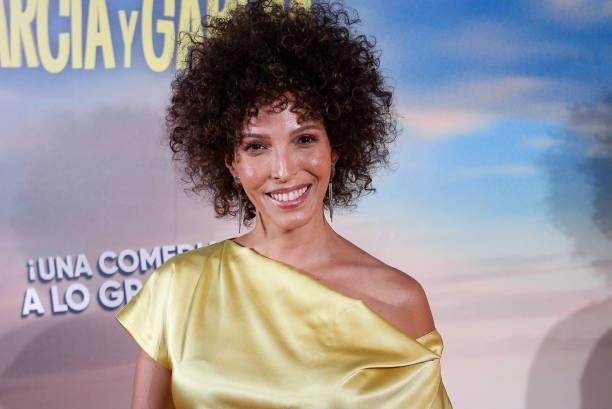 Arlette Torres attends the 'Garcia y Garcia' premiere at Callao City Lights cinema on August 25, 2021 in Madrid, Spain.