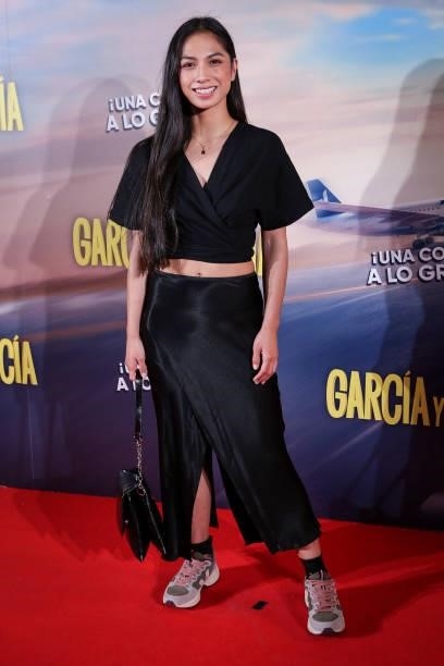Alexandra Masangkay attends the 'Garcia y Garcia' premiere at Callao City Lights cinema on August 25, 2021 in Madrid, Spain.