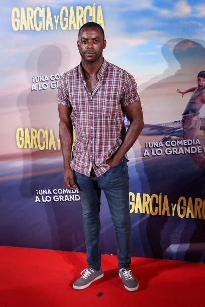 Bore Buika attends the 'Garcia y Garcia' premiere at Callao City Lights cinema on August 25, 2021 in Madrid, Spain.