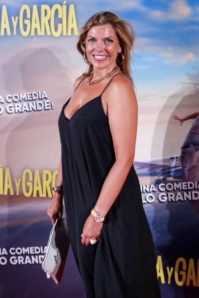 Marta Briz attends the 'Garcia y Garcia' premiere at Callao City Lights cinema on August 25, 2021 in Madrid, Spain.