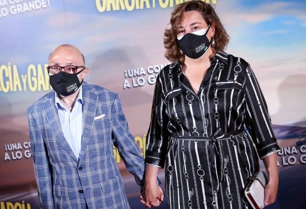 Jesus Vidal attends the 'Garcia y Garcia' premiere at Callao City Lights cinema on August 25, 2021 in Madrid, Spain.