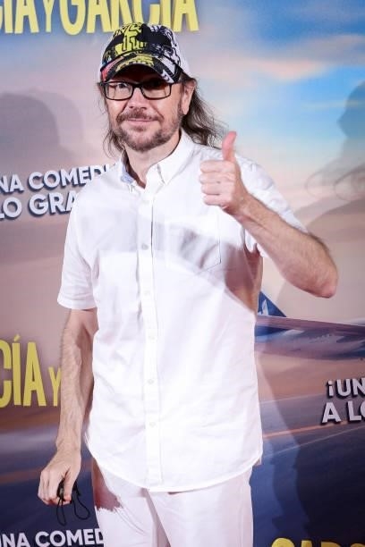 Santiago Segura attends the 'Garcia y Garcia' premiere at Callao City Lights cinema on August 25, 2021 in Madrid, Spain.