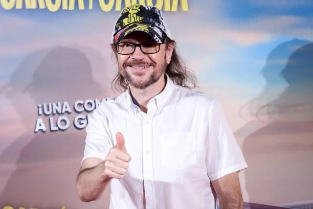 Santiago Segura attends the 'Garcia y Garcia' premiere at Callao City Lights cinema on August 25, 2021 in Madrid, Spain.