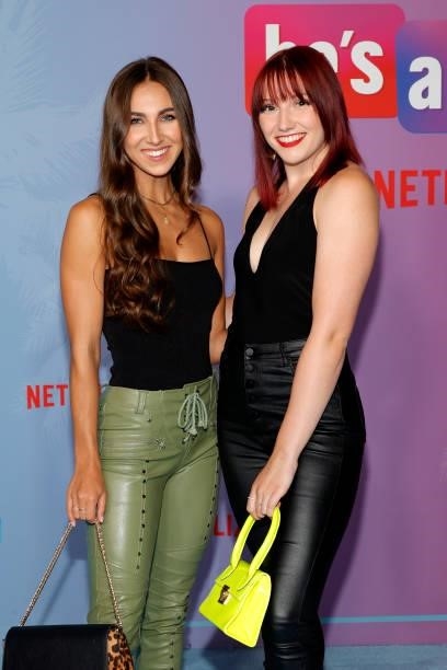 Melanie Wilking and guest attend Netflix's premiere of "He's All That