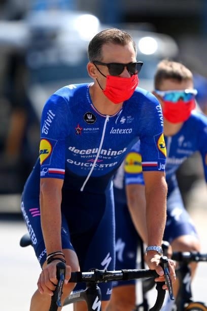 Zdenek Stybar of Czech Republic and Team Deceuninck - Quick-Step prepares for the race prior to the 76th Tour of Spain 2021, Stage 12 a 175 km stage...