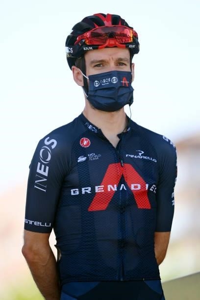 Adam Yates of United Kingdom and Team INEOS Grenadiers during the team presentation prior to the 76th Tour of Spain 2021, Stage 12 a 175 km stage...