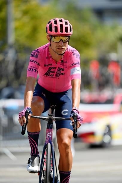 Magnus Cort Nielsen of Denmark and Team EF Education - Nippo prepares for the race prior to the 76th Tour of Spain 2021, Stage 12 a 175 km stage from...
