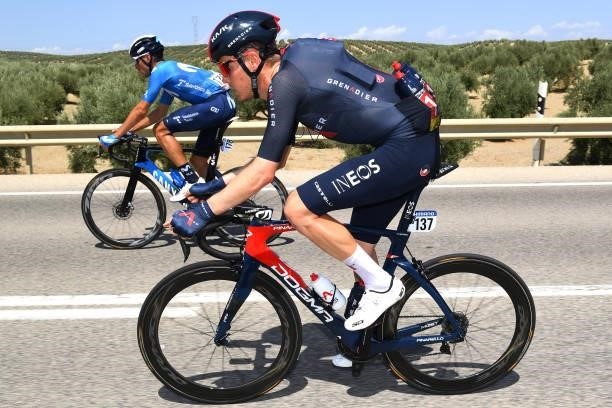 Dylan Van Baarle of Netherlands and Team INEOS Grenadiers competes during the 76th Tour of Spain 2021, Stage 12 a 175 km stage from Jaén to Córdoba /...