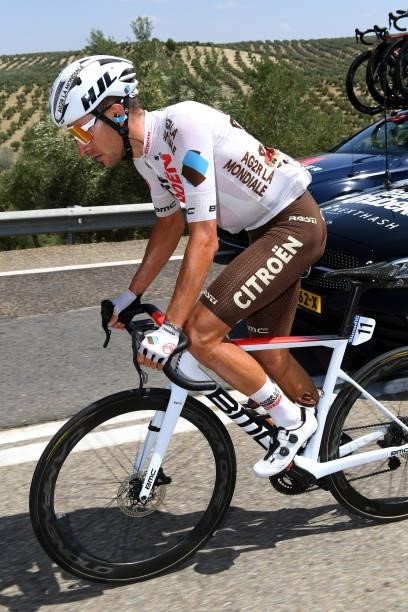 Geoffrey Bouchard of France and AG2R Citröen Team competes during the 76th Tour of Spain 2021, Stage 12 a 175 km stage from Jaén to Córdoba /...