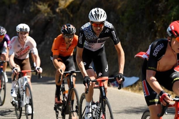 Sander Armee of Belgium and Team Qhubeka Nexthash competes in the breakaway during the 76th Tour of Spain 2021, Stage 12 a 175 km stage from Jaén to...