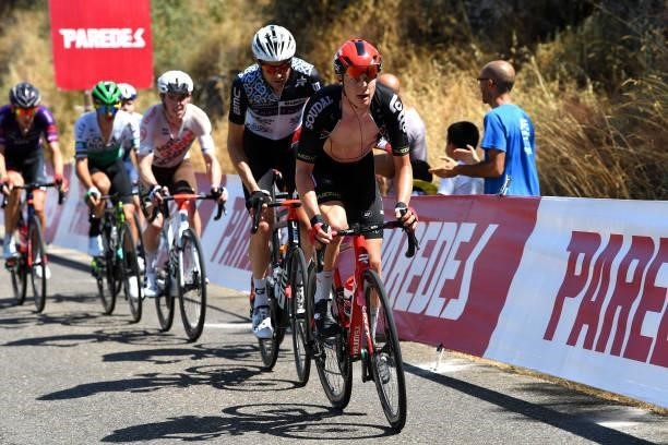 Maxim Van Gils of Belgium and Team Lotto Soudal competes in the breakaway during the 76th Tour of Spain 2021, Stage 12 a 175 km stage from Jaén to...
